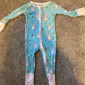 Little Sleepies Aqua Bunnies